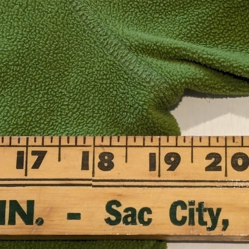 The North Face Women's Polartec 1/4 Zip Fleece Pullover Size Medium Green - Picture 9 of 11